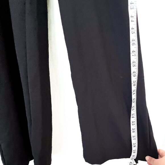 NWT nine west black jumpsuit v neck dolman sleeve size large - Picture 5 of 8